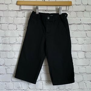 Janie and Jack Baby Boy Oxford Dress Black Pants